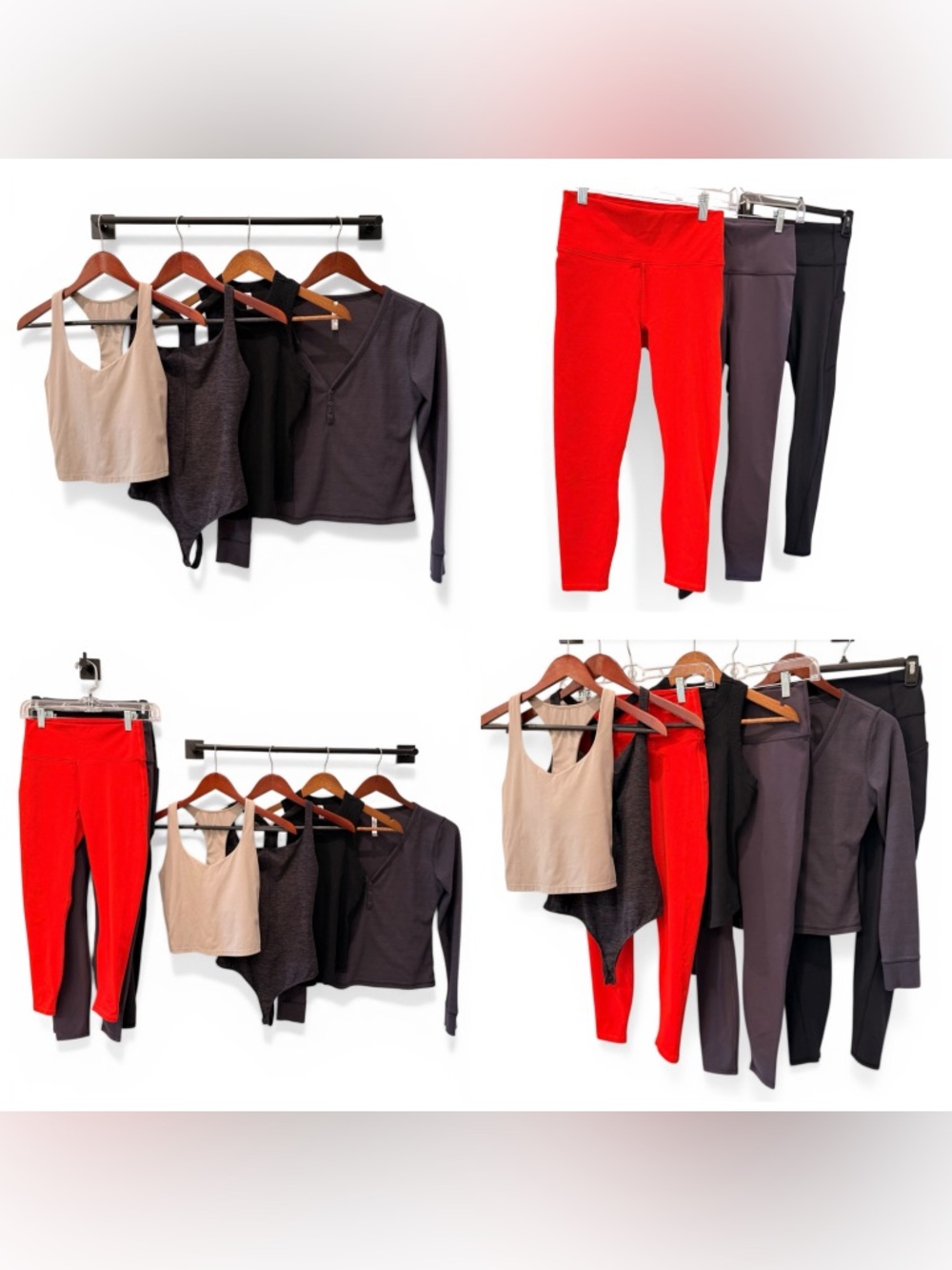 Fabletics 7-Piece Activewear Bundle - PowerHold, PureLuxe - Size Sm & Med